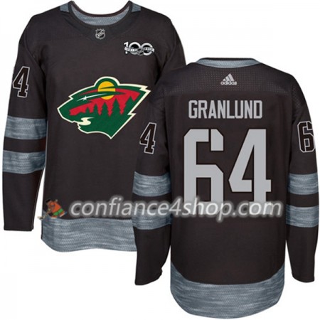 Adidas Maillot de Hockey Minnesota Wild Mikael Granlund 64 1917-2017 100th Anniversary Noir Authentic - Homme Adidas Maillot de Hockey Minnesota Wild Mikael Granlund 64 1917-2017 100th Anniversary Noir Authentic - Homme